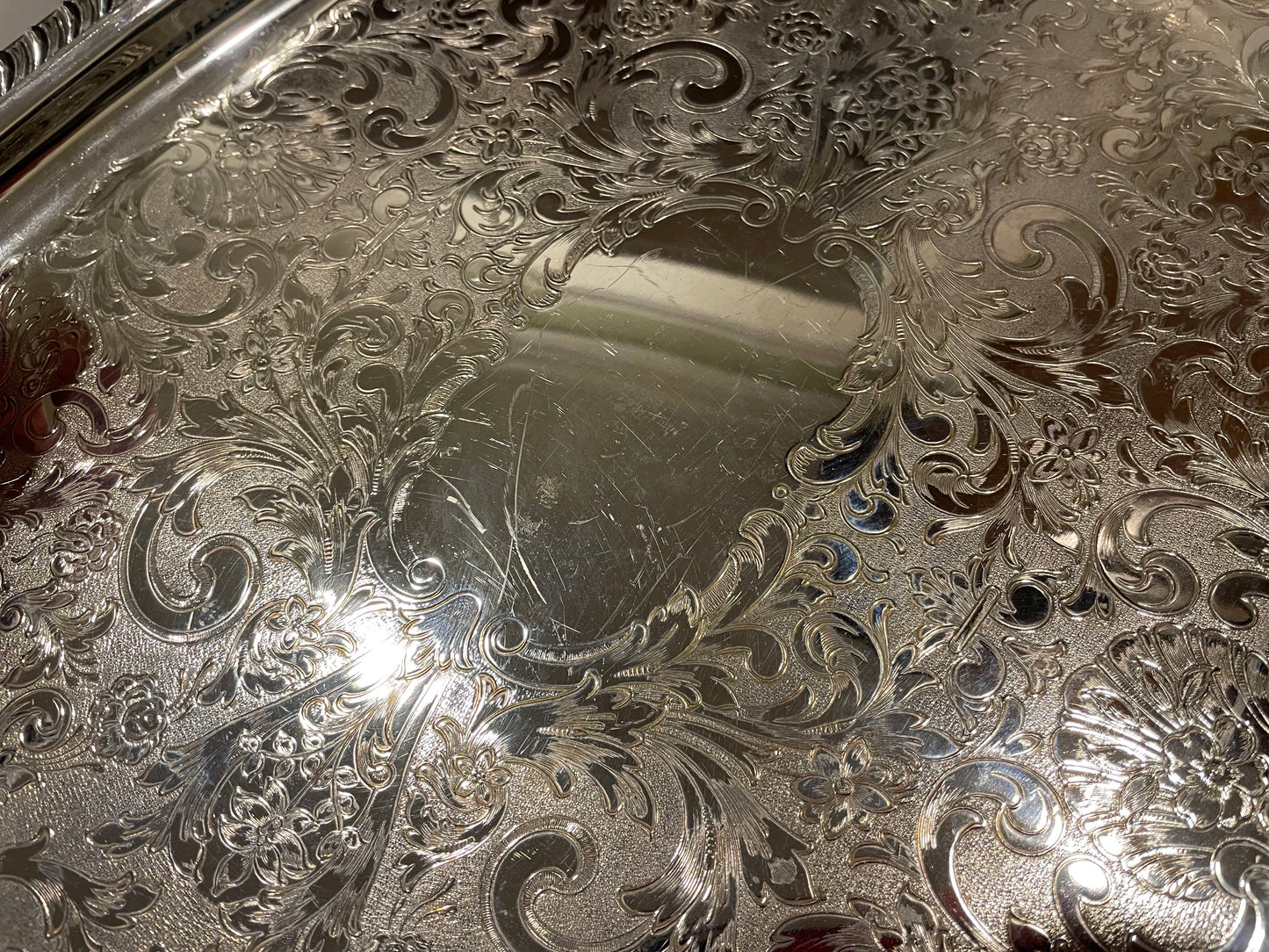 Vintage Silver Altar Tray