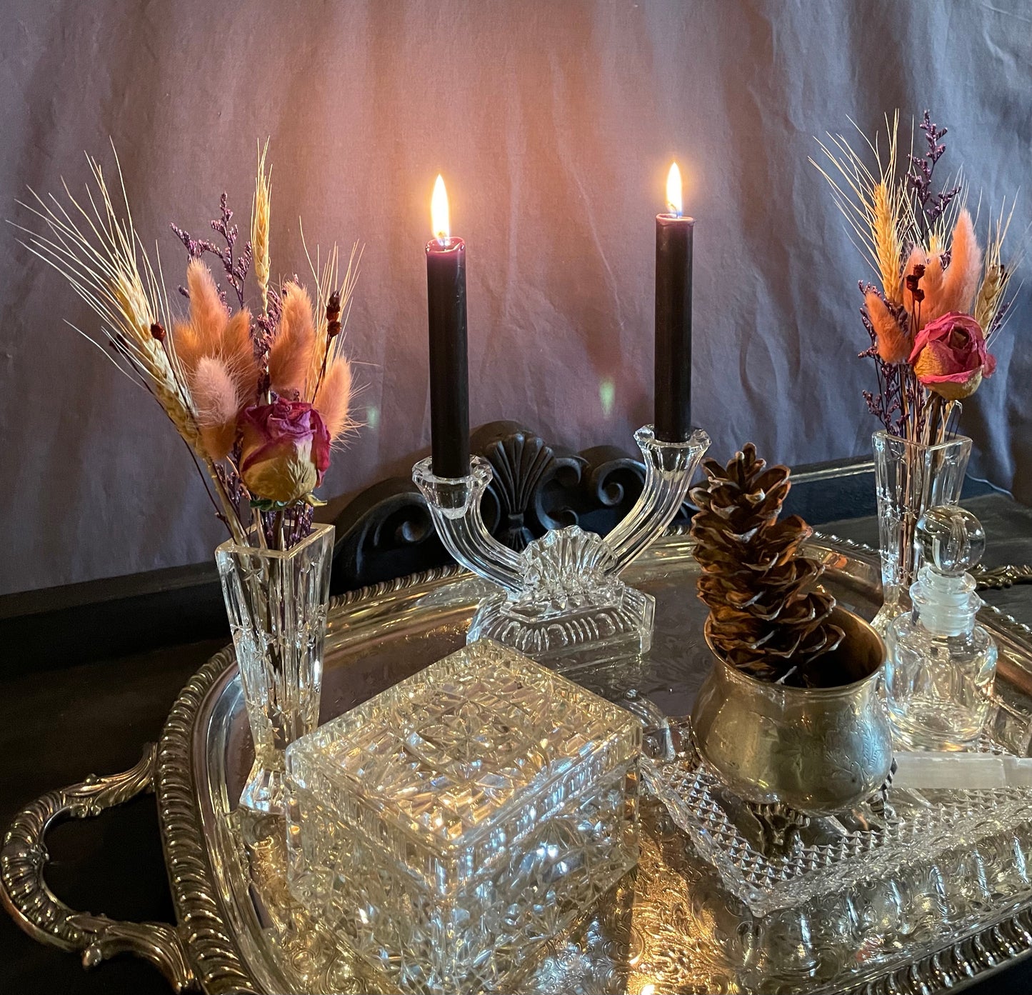 Vintage Silver Altar Tray