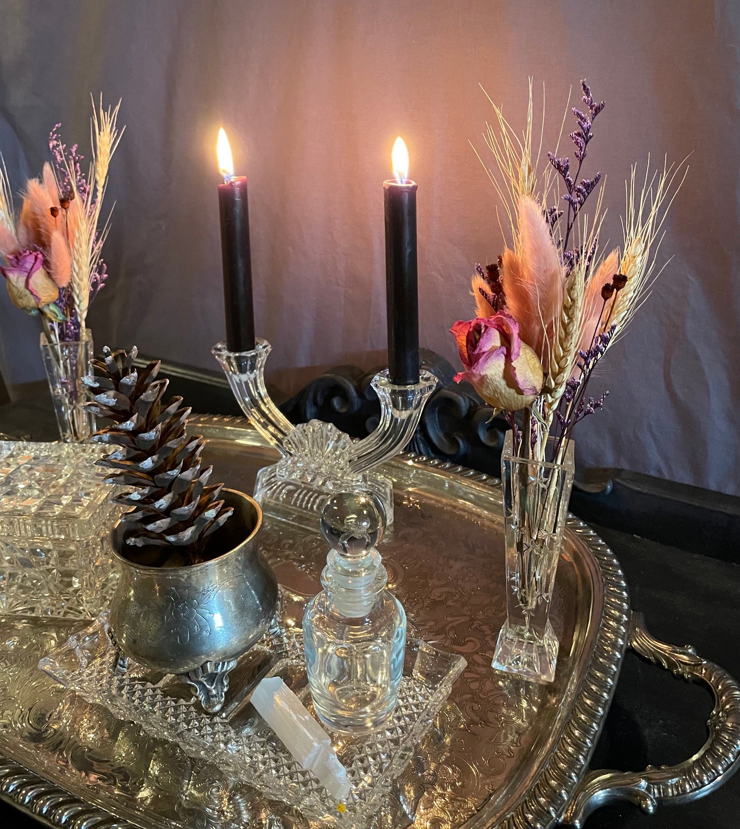 Vintage Silver Altar Tray