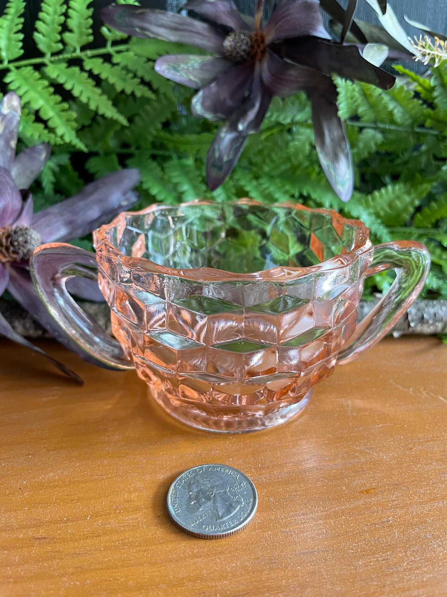 Pink offering bowl