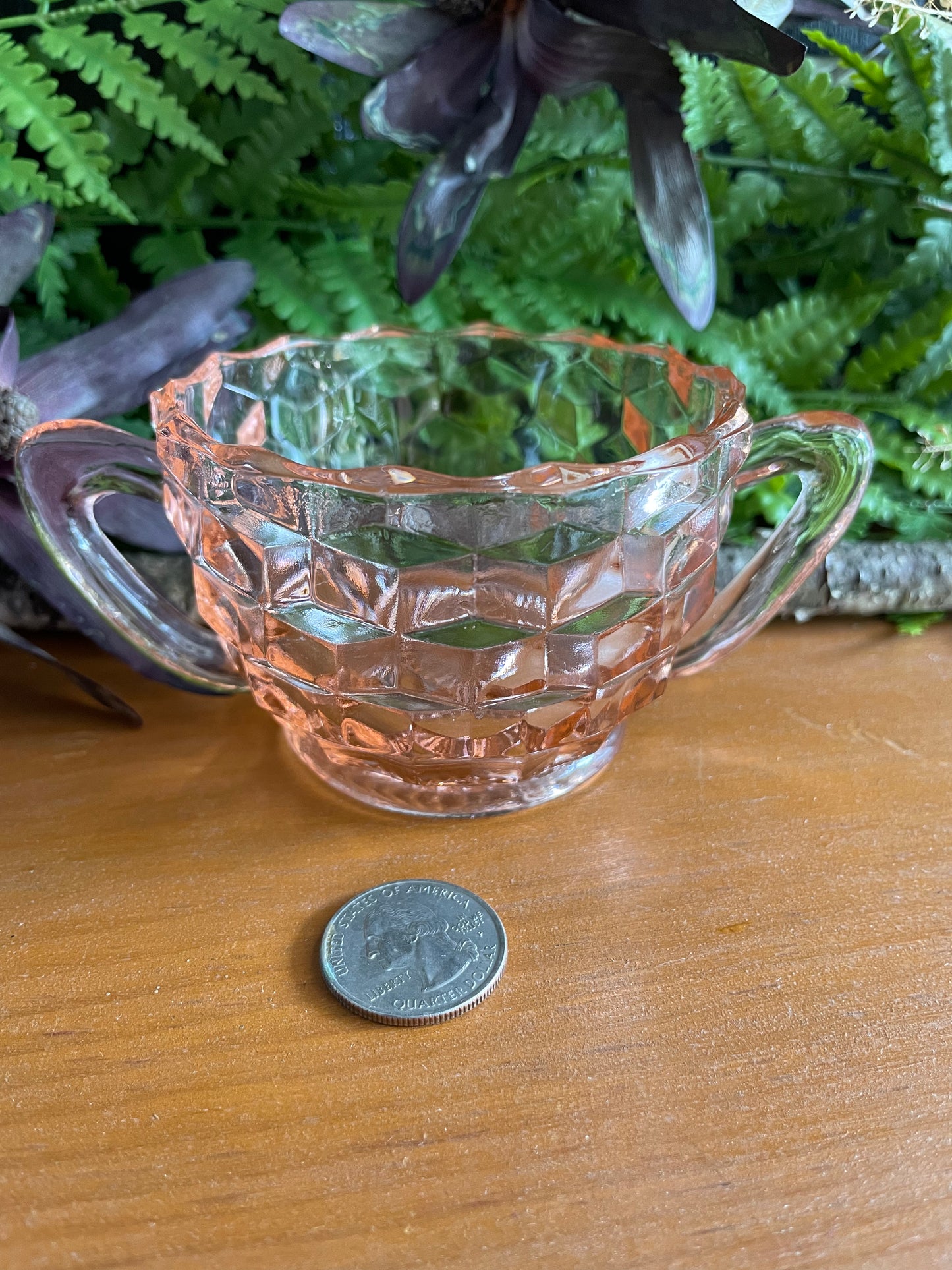 Pink offering bowl