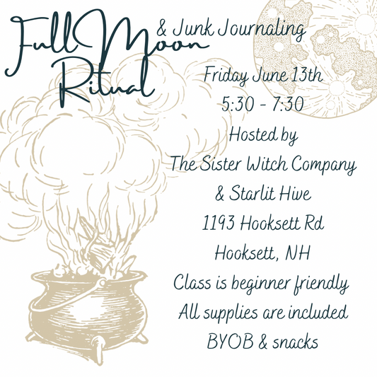 Junk Journaling Full Moon in Sagittarius